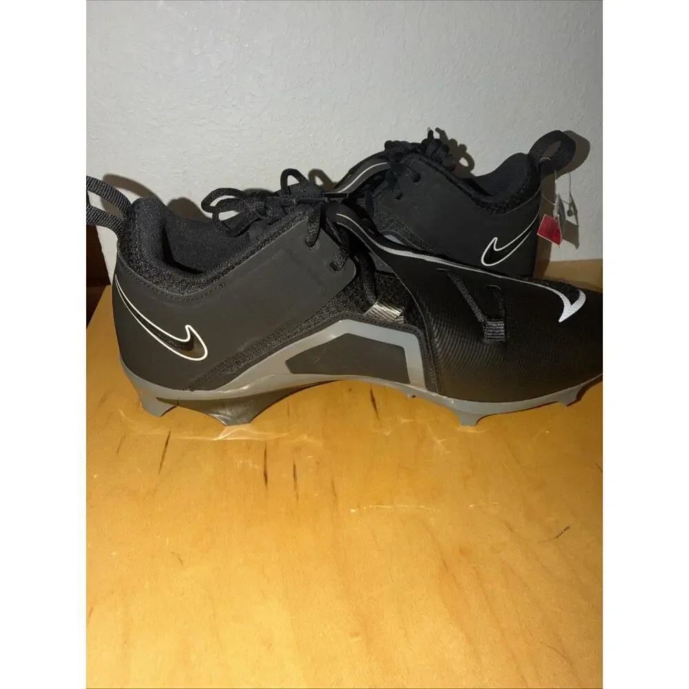 Sz 16 Nike Alpha Menace Pro 3 FTB Low Cleats FB6834-001 Black Mens